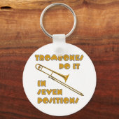 トロンボーンは7つの位置でそれを行う キーホルダー (正面)