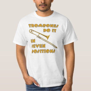 トロンボーンは7つの位置のそれをします Tシャツ