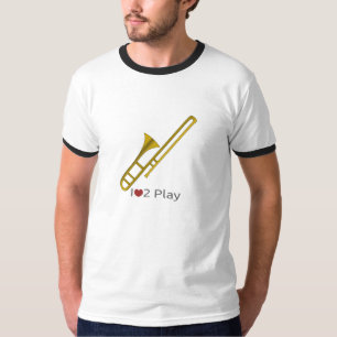 トロンボーンイラストレーションのTシャツ Tシャツ