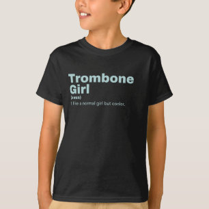 トロンボーンガール – トロンボーン  Tシャツ