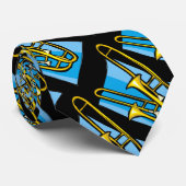 トロンボーンジャズデザインはタイに人を配置しました ネクタイ (ロール)