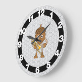 トロンボーンナット ラージ壁時計 (傾斜)