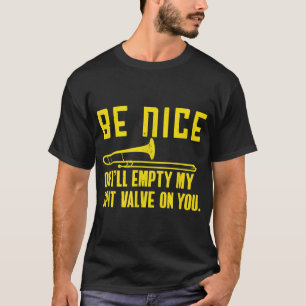トロンボーンプレーヤーシャおもしろいツトロンボーンTシャツバンド Tシャツ