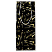 トロンボーンミュージシャンバンド先生 ワインギフトバッグ (裏面)