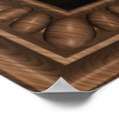 トロンボーン付きJ.S.バッハ ポスター (角)