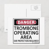 トロンボーン作動領域 ポストカード (正面/裏面)