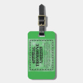トロンボーン免許 ラゲッジタグ (正面縦)