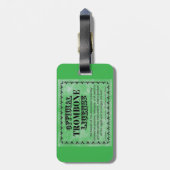 トロンボーン免許 ラゲッジタグ (裏面縦)