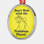 トロンボーン奏者に干渉しない メタルオーナメント (左)