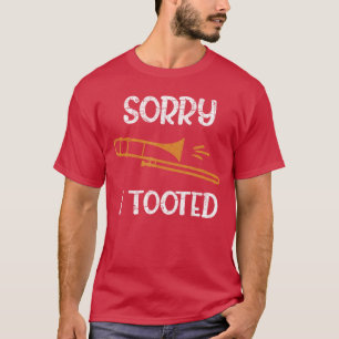 トロンボーン奏者 マーチングバンド ミュージック ギフトトロンボーン BO Tシャツ