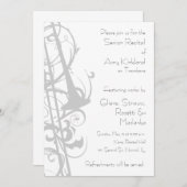 トロンボーン後頭部 招待状 (正面/裏面)