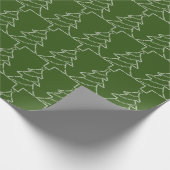 トロンボーン文字クリスマスツリー ラッピングペーパー (角)