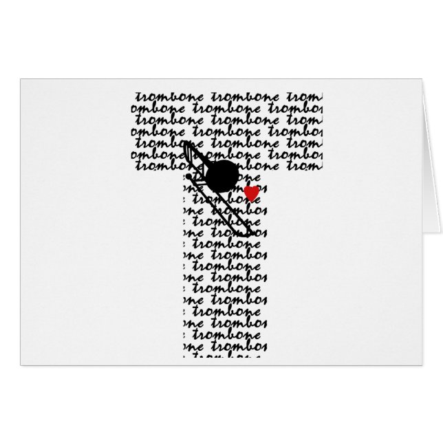 トロンボーン文字T (正面横)