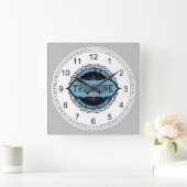 トロンボーン最高の スクエア壁時計 (ホーム)