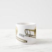 トロンボーン漫画イラストレーション エスプレッソカップ (正面)