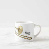 トロンボーン漫画イラストレーション エスプレッソカップ (右)