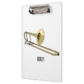 トロンボーン漫画イラストレーション クリップボード (左)