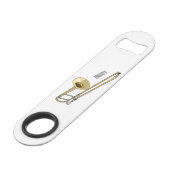 トロンボーン漫画イラストレーション スピード栓抜き (正面アングル)