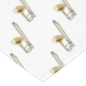 トロンボーン漫画イラストレーション テーブルクロス (アングル)