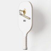 トロンボーン漫画イラストレーション ピックルボールラケット (左)