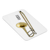 トロンボーン漫画イラストレーション マグネット (右側)