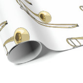 トロンボーン漫画イラストレーション ラッピングペーパー (ロールコーナー)