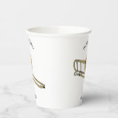 トロンボーン漫画イラストレーション 紙コップ (左)