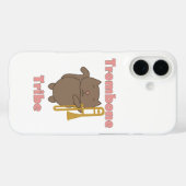 トロンボーン部族 かわいい猫のミュージシャン ピンク Case-Mate iPhoneケース (裏面 (横))
