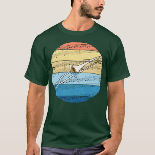 トロンボーン音楽表記法トロンボニストブラスミュージシャン Tシャツ
