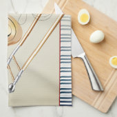 トロンボーン音楽部屋 キッチンタオル (四つ折り)