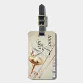 トロンボーン音楽部屋 ラゲッジタグ (正面縦)