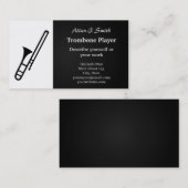 トロンボーン風漫画の名刺 名刺 (正面/裏面)