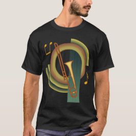 トロンボーン アールデコ Tシャツ
