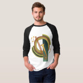 トロンボーン アールデコ Tシャツ (正面フル)