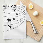 トロンボーン キッチンタオル (四つ折り)