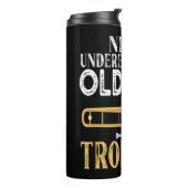 トロンボーン・ギフを持つ老人を決して過小評価しない タンブラー (回転左)