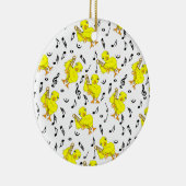 トロンボーン・シック・ミュージック・ノート セラミックオーナメント (右)