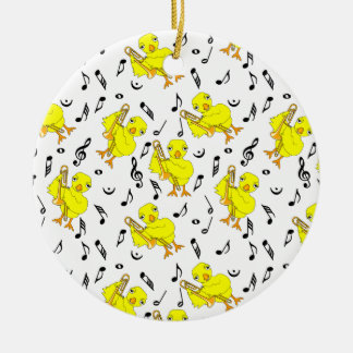 トロンボーン・シック・ミュージック・ノート セラミックオーナメント