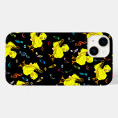 トロンボーン・シック・ミュージック・ノート Case-Mate iPhoneケース (裏面 (横))