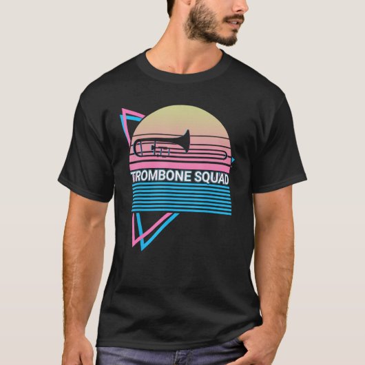 トロンボーン スクワッド トロンボーン奏者 楽器 Tシャツ (正面)