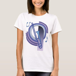 トロンボーン デコ2 Tシャツ