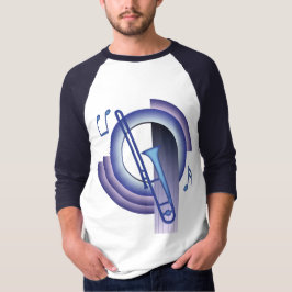 トロンボーン デコ2 Tシャツ