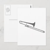 トロンボーン ポストカード (正面/裏面)