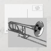 トロンボーン ポストカード (正面/裏面)