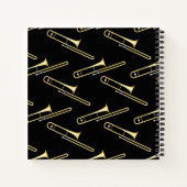 トロンボーン ミュージシャン バンド 教師 ノートブック (裏面)