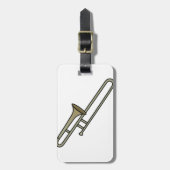 トロンボーン ラゲッジタグ (正面縦)