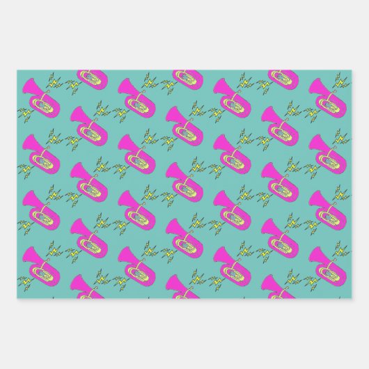 トロンボーン ラッピングペーパーシート (正面)