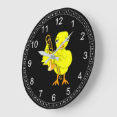 トロンボーン ラージ壁時計 (傾斜)