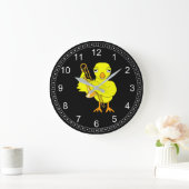 トロンボーン ラージ壁時計 (ホーム)