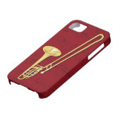 トロンボーン(低音)の電話箱。 一突き色 Case-Mate iPhoneケース (下部)